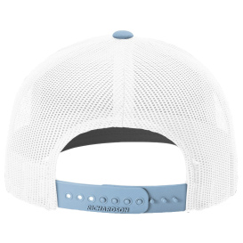 Richardson 112 Snapback Trucker Cap - White/White/Columbia Blue