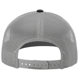 Richardson 112 Snapback Trucker Cap - White/Aluminum/Black