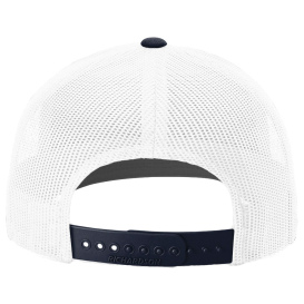 Richardson 112 Snapback Trucker Cap - White/White/Navy