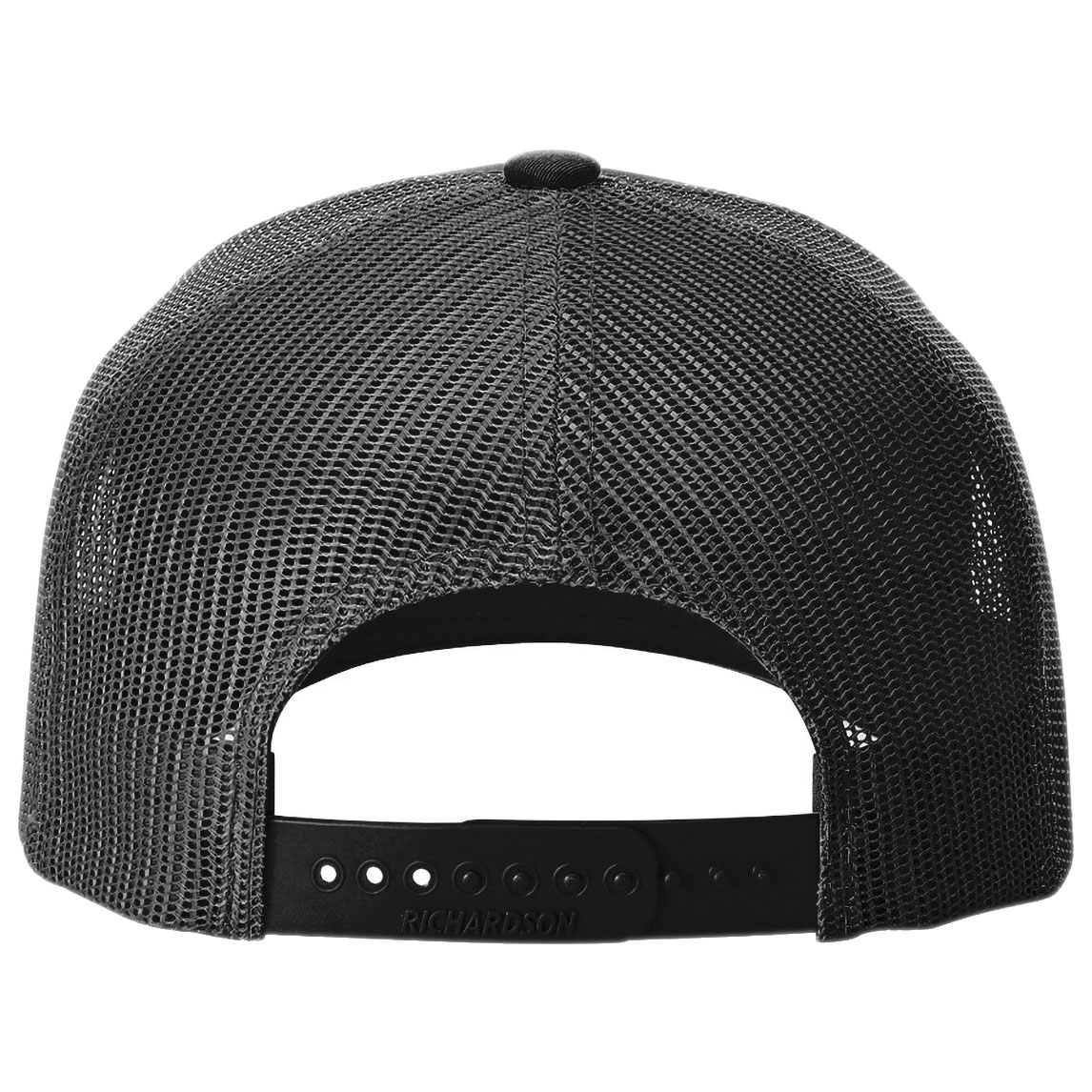 Richardson 112FP Five-Panel Trucker Cap - Black