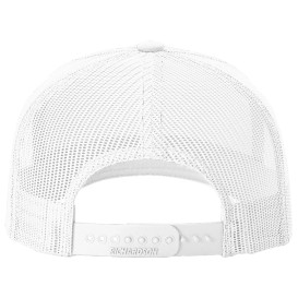 Richardson 112FP Five-Panel Trucker Cap - White