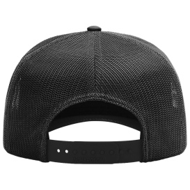 Richardson 112FPC Five-Panel Champ Trucker Cap - Black