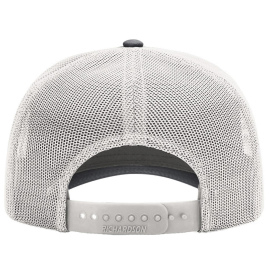 Richardson 112FPC Five-Panel Champ Trucker Cap - Charcoal/Ice Grey
