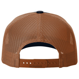 Richardson 112FPR Five-Panel with Rope Cap - Navy/Dark Orange/Dark Orange