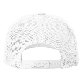 Richardson 112FPR Five Panel Trucker Rope Cap - White/Navy