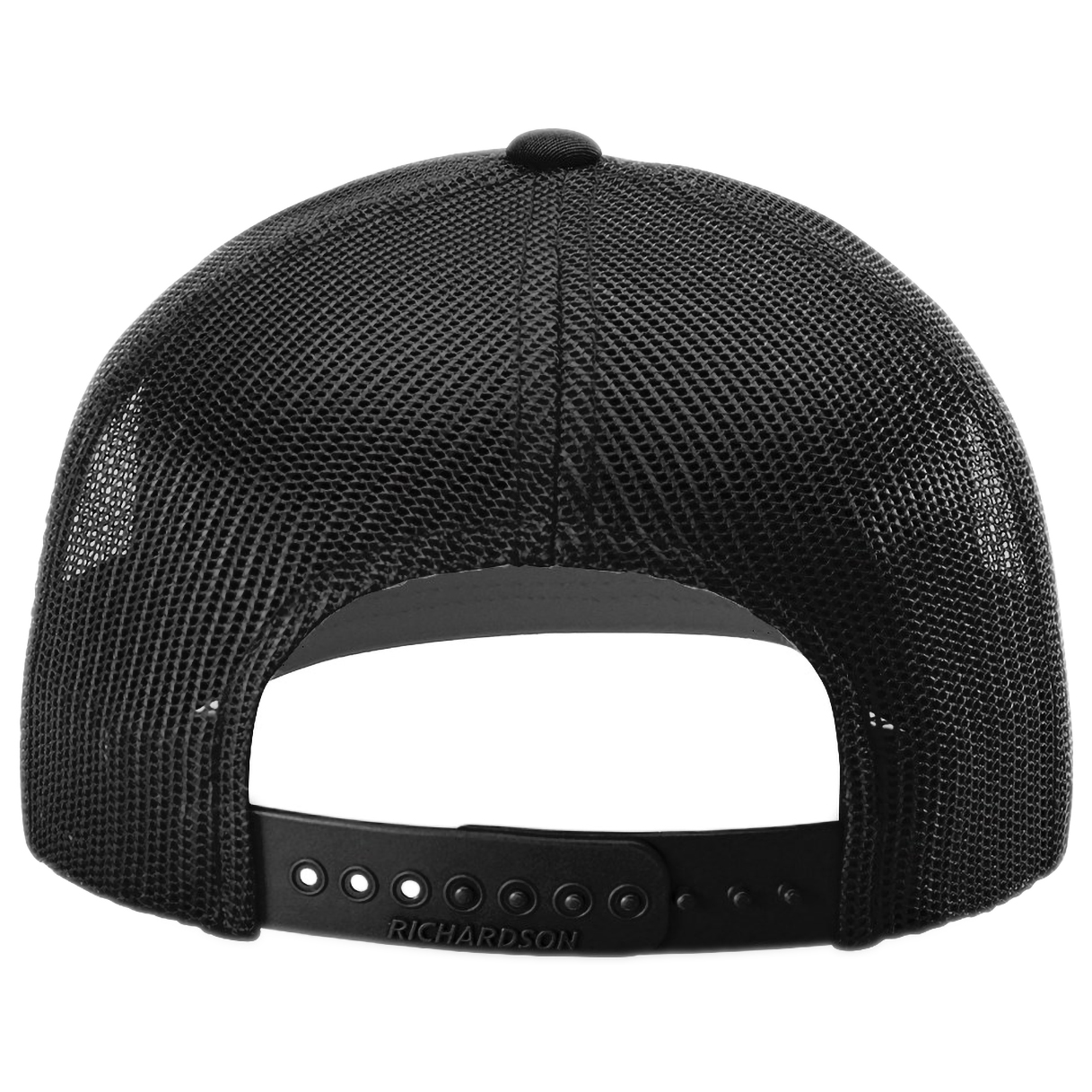 Richardson 112PL 112+ R-Flex Adjustable Trucker Cap - Black