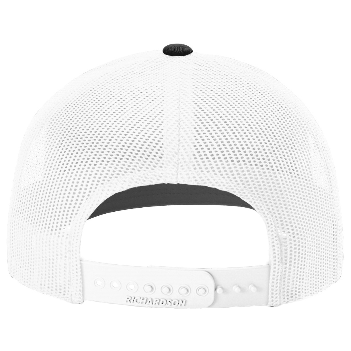 Richardson 112PL 112+ R-Flex Adjustable Trucker Cap - Black/White