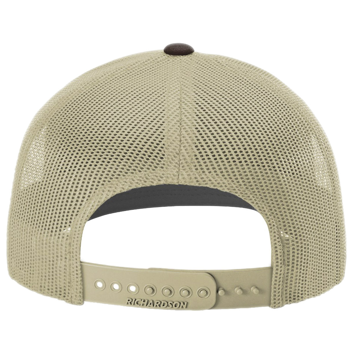 Richardson 112PL 112+ R-Flex Adjustable Trucker Cap - Brown/Khaki