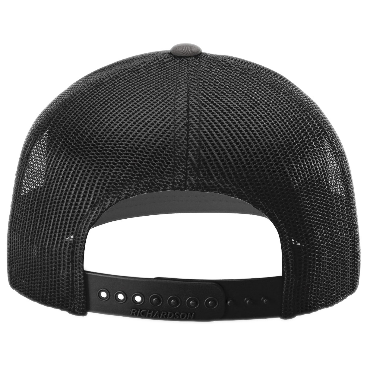 Richardson 112PL 112+ R-Flex Adjustable Trucker Cap - Charcoal/Black