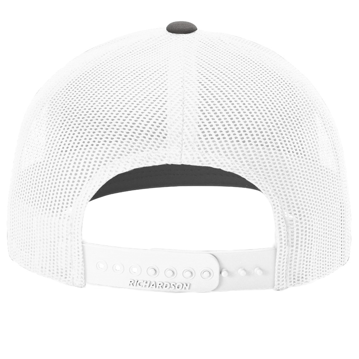 Richardson 112PL 112+ R-Flex Adjustable Trucker Cap - Charcoal/White