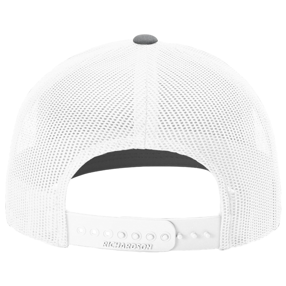 Richardson 112PL 112+ R-Flex Adjustable Trucker Cap - Heather Grey/White
