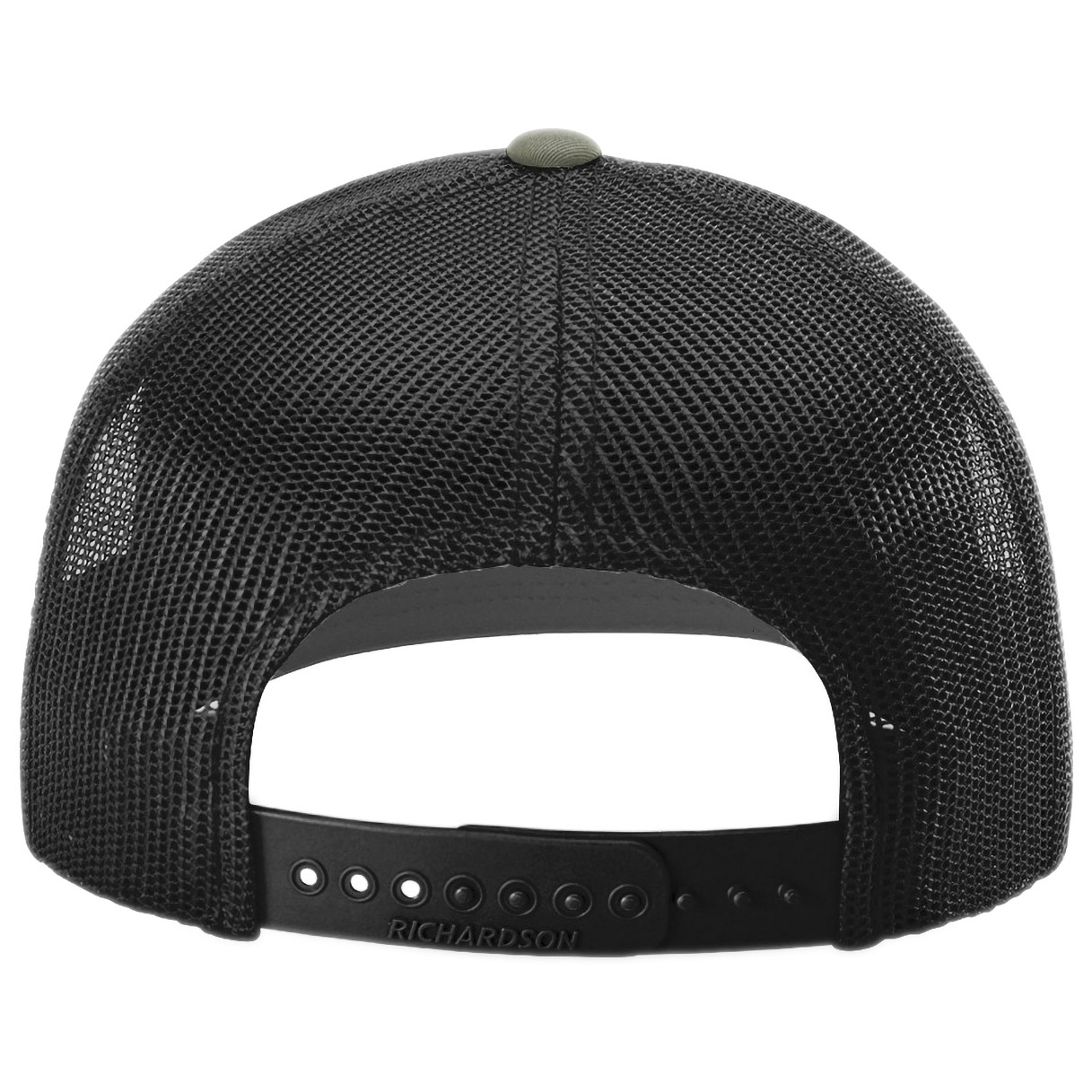 Richardson 112PL 112+ R-Flex Adjustable Trucker Cap - Loden Green/Black