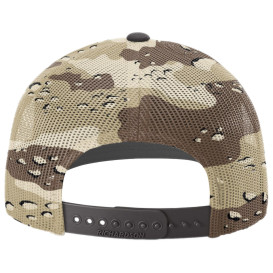 Richardson 112PM Printed Mesh-Back Trucker Cap - Brown/Desert Camo