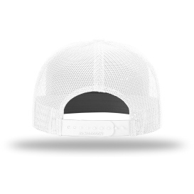 Richardson 168 Seven-Panel Trucker Cap - White