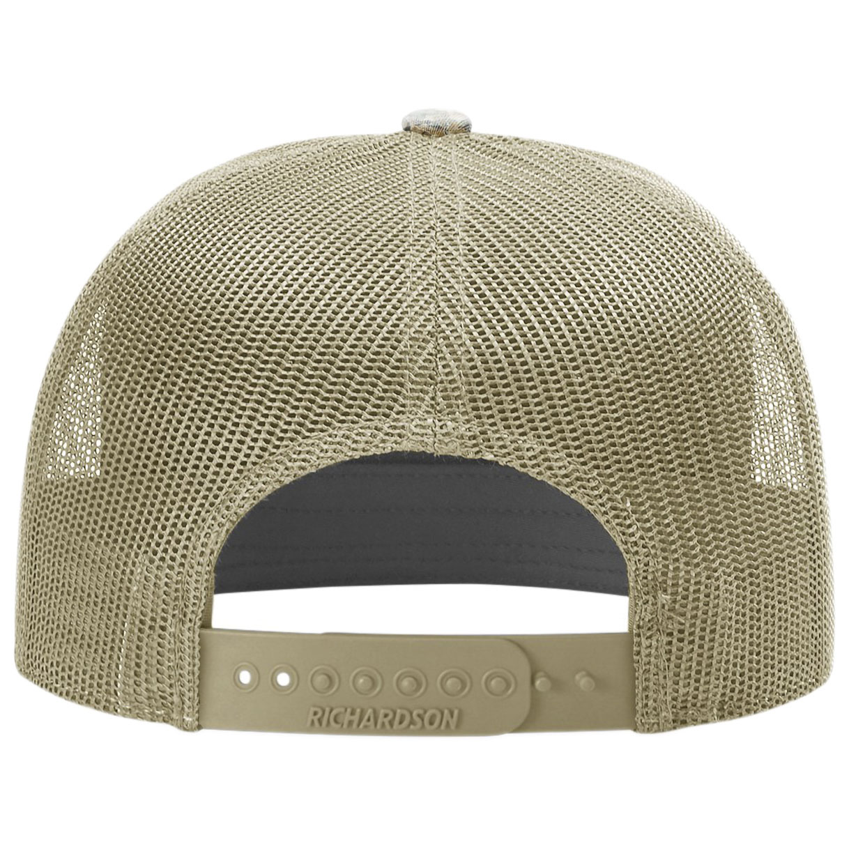 Richardson 168P Printed 7-Panel Trucker Cap - Realtree Advantage/Khaki