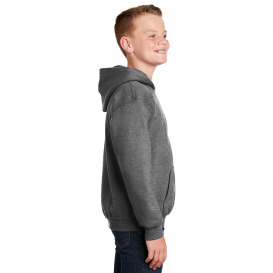 Gildan 18500B Youth Heavy Blend Hooded Sweatshirt - Graphite Heather