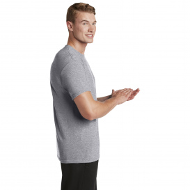 Jerzees 21M Dri-Power 100% Polyester T-Shirt - Athletic Heather POWER