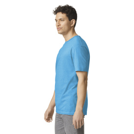 Gildan 3000 Light Cotton Tee - Heather Sapphire