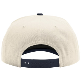 Richardson 323FPC Full Fabric 5-Panel Champ Cap - Cream/Cream/Navy