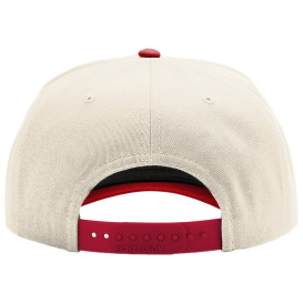 Richardson 323FPC Full Fabric 5-Panel Champ Cap - Cream/Cream/Red