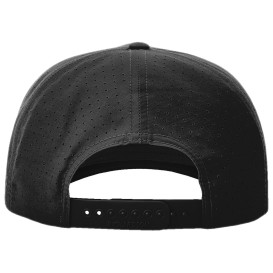 Richardson 355 Laser Perf Performance Rope Cap - Black/Black Grey