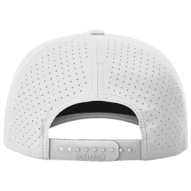 Richardson 355 Laser Perf Performance Rope Cap - Silver/Black Silver