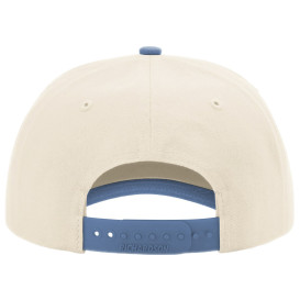 Richardson 356 Five Panel Relaxed Gramps Cap - Cream/Cream/Light Denim