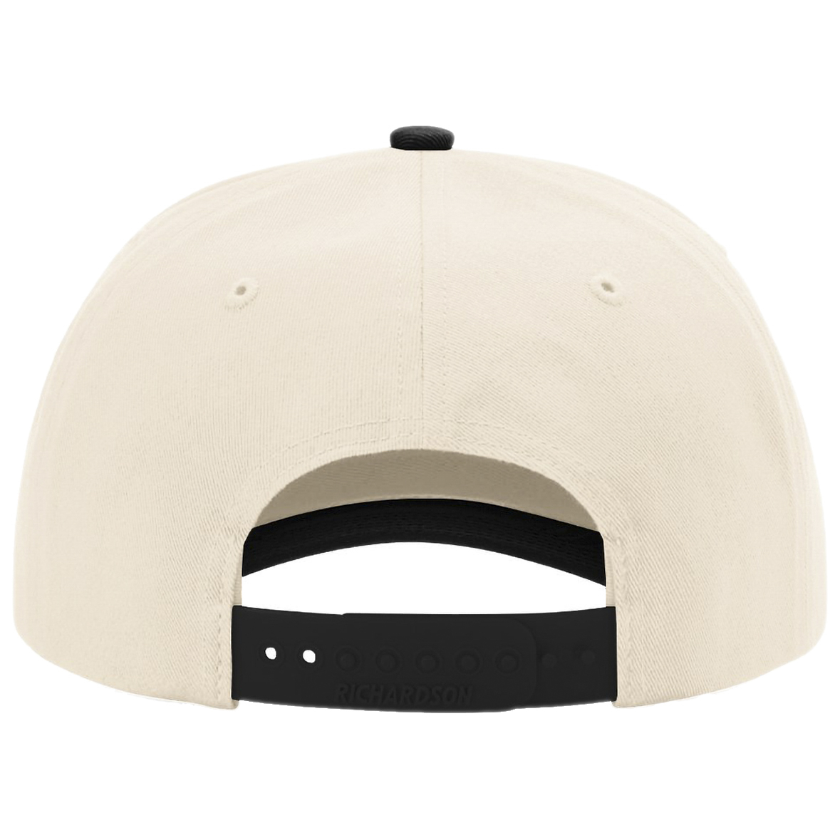 Richardson 356 Five Panel Relaxed Gramps Cap - Cream/Cream/Black
