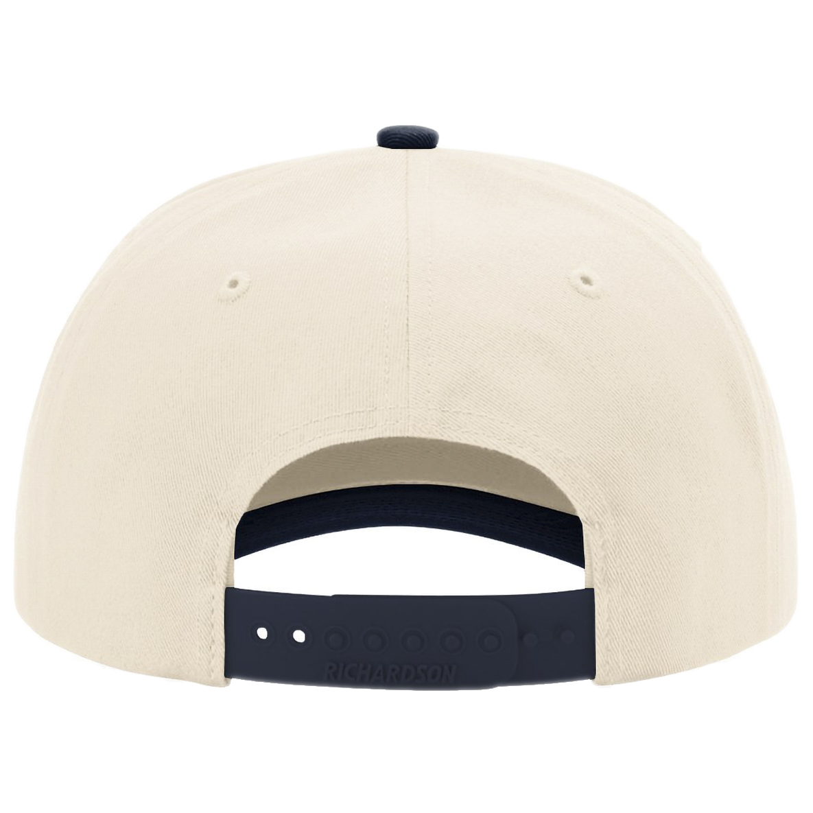 Richardson 356 Five Panel Relaxed Gramps Cap - Cream/Cream/Navy