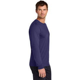 Jerzees 363L Classics Unisex Cotton Long Sleeve T-Shirt - Deep Purple