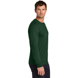 Jerzees 363L Classics Unisex Cotton Long Sleeve T-Shirt - Forest Green
