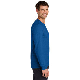 Jerzees 363L Classics Unisex Cotton Long Sleeve T-Shirt - Retro Heather Royal