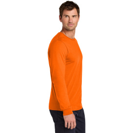 Jerzees 363L Classics Unisex Cotton Long Sleeve T-Shirt - Safety Orange