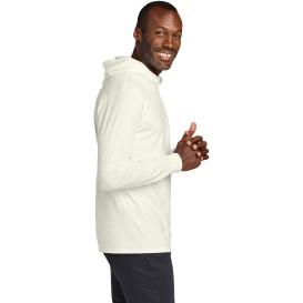Jerzees 363LH Classics Unisex Cotton Long Sleeve Hooded T-Shirt - Sweet Cream Heather