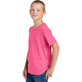 Jerzees 363Y Classics Youth Cotton T-Shirt - Neon Pink