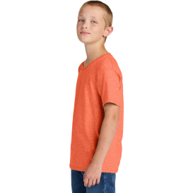 Jerzees 363Y Classics Youth Cotton T-Shirt - Retro Heather Coral