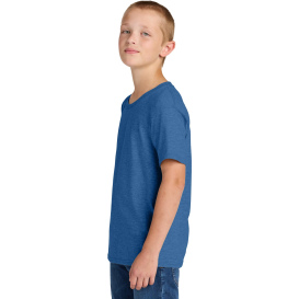 Jerzees 363Y Classics Youth Cotton T-Shirt - Retro Heather Royal