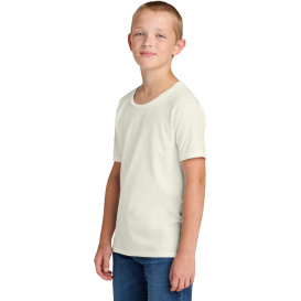 Jerzees 363Y Classics Youth Cotton T-Shirt - Sweet Cream Heather