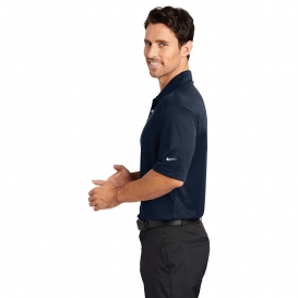 Nike 373749 Dri-FIT Pebble Texture Polo - Midnight Navy