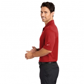Nike 373749 Dri-FIT Pebble Texture Polo - Varsity Red