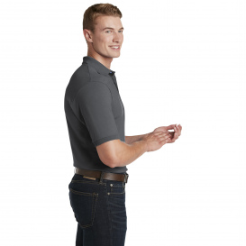 Jerzees 437M SpotShield Jersey Knit Sport Shirt - Charcoal Grey