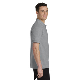 Jerzees 443M Unisex Premium Ring Spun Cotton Pique Sport Shirt - Athletic Heather