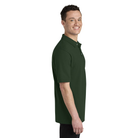Jerzees 443M Unisex Premium Ring Spun Cotton Pique Sport Shirt - Forest Green