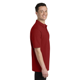 Jerzees 443M Unisex Premium Ring Spun Cotton Pique Sport Shirt - True Red