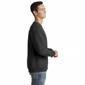 Jerzees 4662M Super Sweats NuBlend Crewneck Sweatshirt - Black Heather