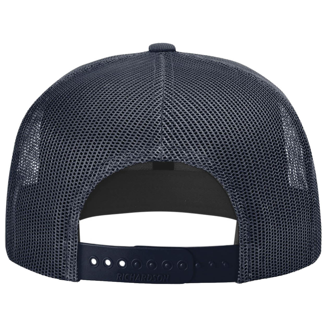 Richardson 511 Acrylic-Wool Blend Flat Bill Trucker Cap - Navy