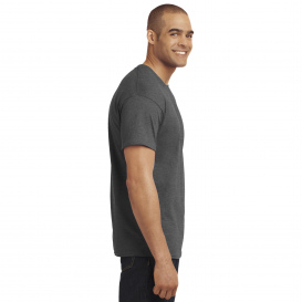 Hanes 5170 EcoSmart 50/50 Cotton/Polyester T-Shirt - Oxford Gray