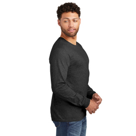 Jerzees 560LS Premium Blend Ring Spun Long Sleeve T-Shirt - Black Ink Heather