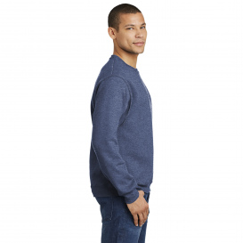 Jerzees 562M NuBlend Crewneck Sweatshirt - Vintage Heather Blue