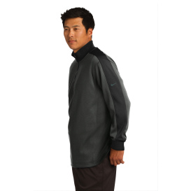 Nike 578673 Dri-FIT 1/2-Zip Cover-Up - Black Heather/Black